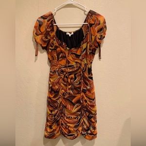 Abstract ruche dress *EVERYTHING MUST GO SALE, Send Your Offers*